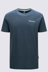 Macpac Men's Abstract Nature New Cotton Short Sleeve T-Shirt, Midnight Navy, hi-res