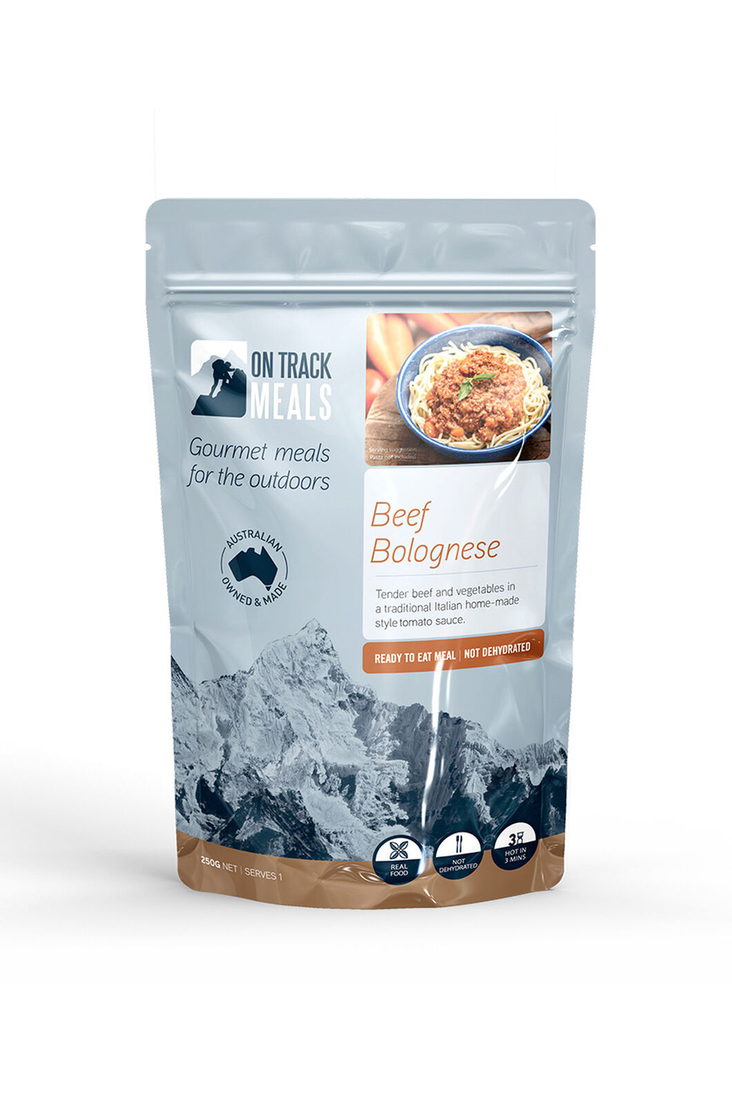 On Track Meals Beef Bolognese 250g Ready-to-eat, None, hi-res