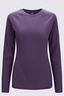 Macpac Women's Long Sleeve Exothermal Top, Grape Jam, hi-res