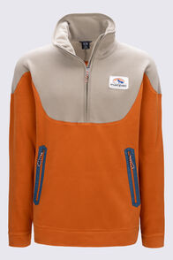 Macpac Men's Originals Fleece Pullover, Kelp/Autumnal, hi-res