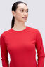 Macpac Women's Long Sleeve Exothermal Top, Poinsettia, hi-res