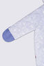 Macpac Baby Pulsar Insulated Onesie, Blue Ice/Xenon Blue Print, hi-res