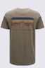 Macpac Men's Mountain in the Sky Fairtrade Organic Cotton Short Sleeve T-Shirt, Kelp, hi-res