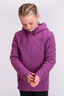 Macpac Kids' Mini Mountain Hooded Fleece Jacket, Amethyst, hi-res