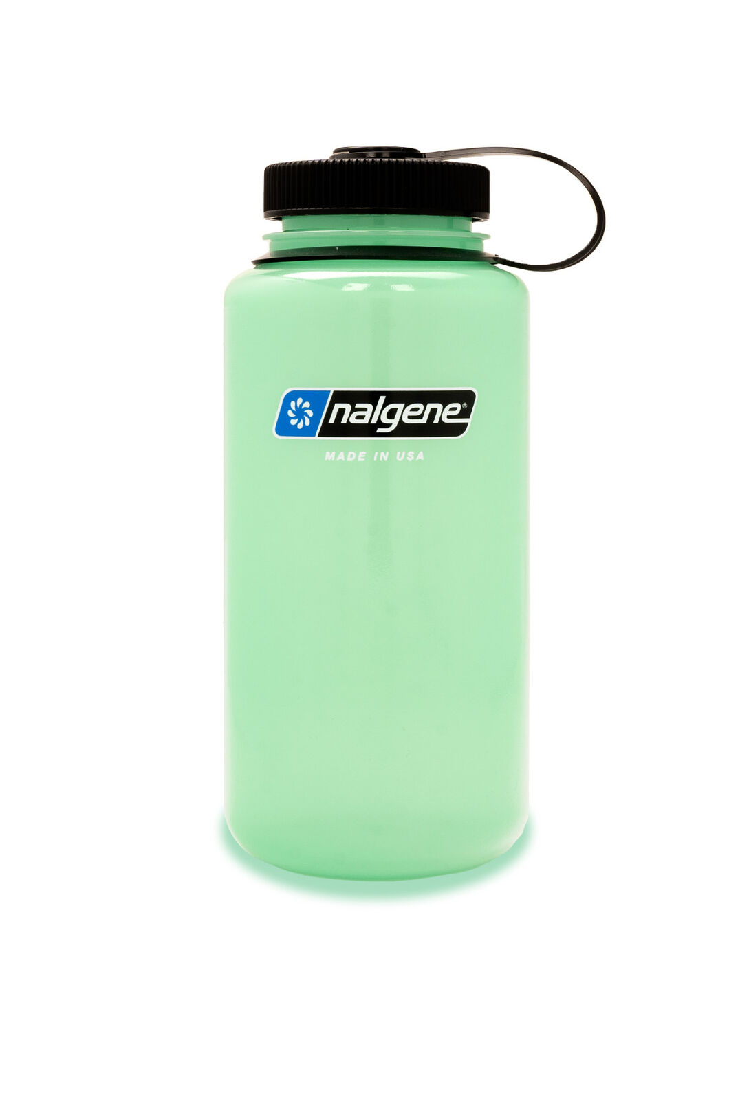 Nalgene Wide Mouth Sustain Bottle &mdash; 1L, Glow/Black, hi-res