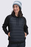 Macpac Women's Down Hybrid Hoodie, Black, hi-res