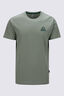 Macpac Men's Vintage Embroidered Fairtrade Organic Cotton Short Sleeve T-Shirt, Hedge Green, hi-res