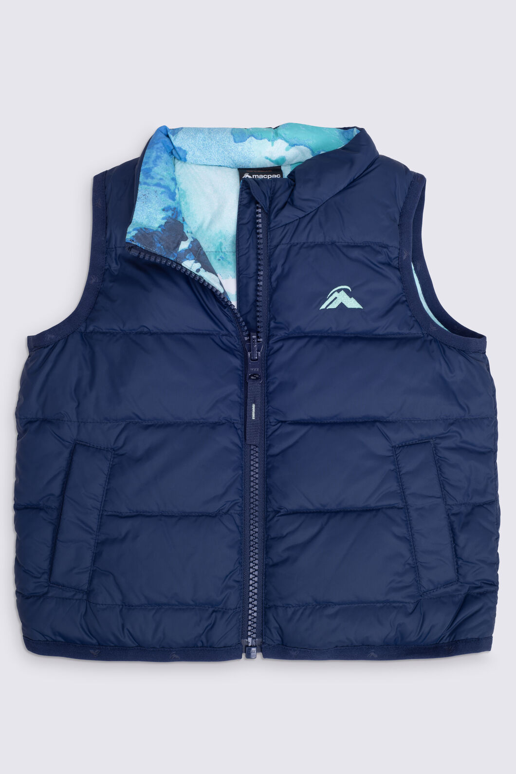 Macpac Baby Down Vest, Naval Academy, hi-res