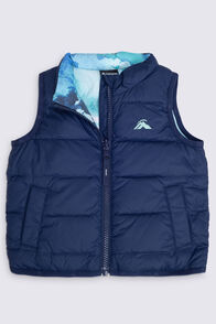Macpac Baby Down Vest, Naval Academy, hi-res