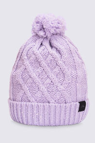 Macpac Kids' Novo Pom Pom Beanie, Pastel Lilac, hi-res