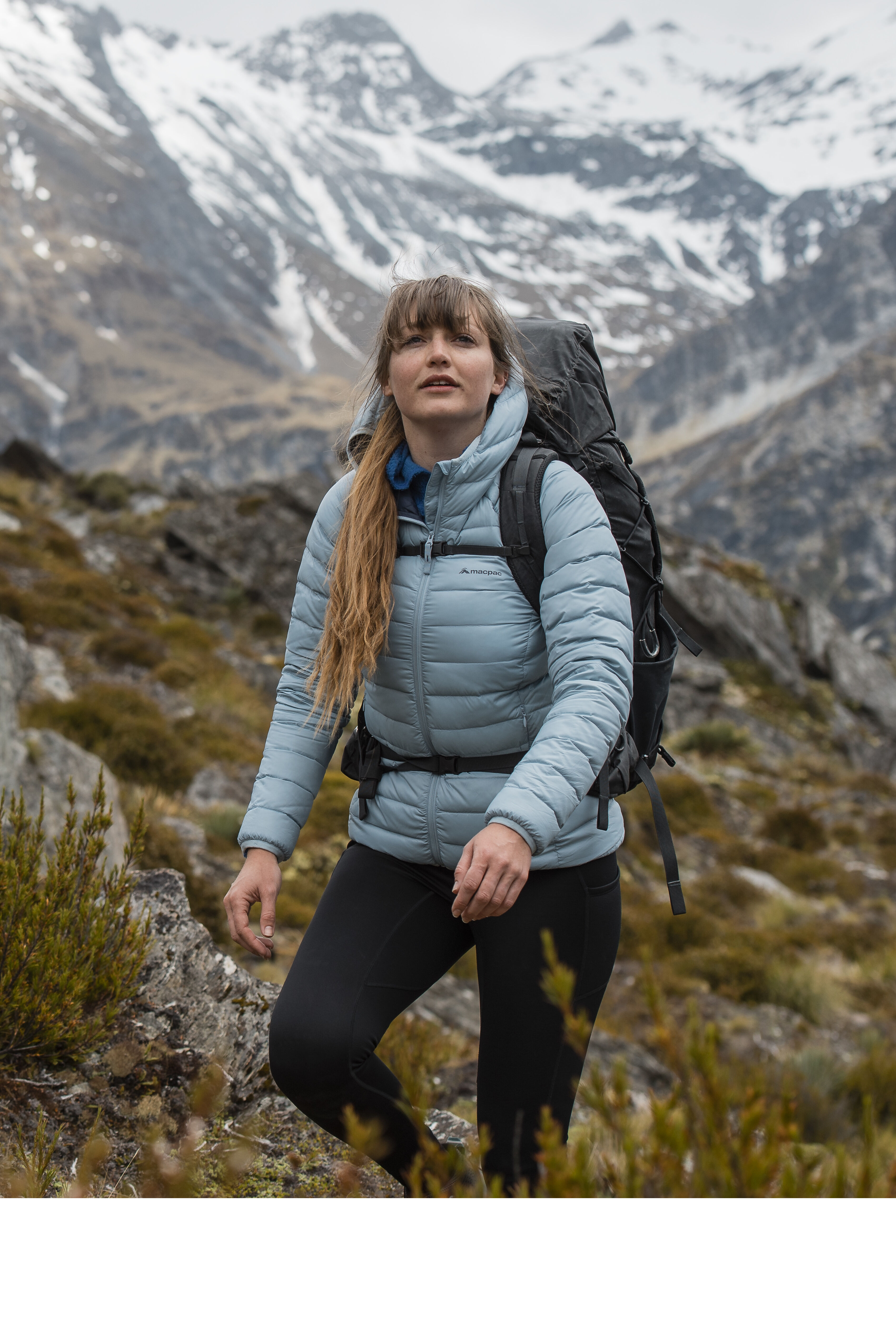 macpac uber light hooded down jacket