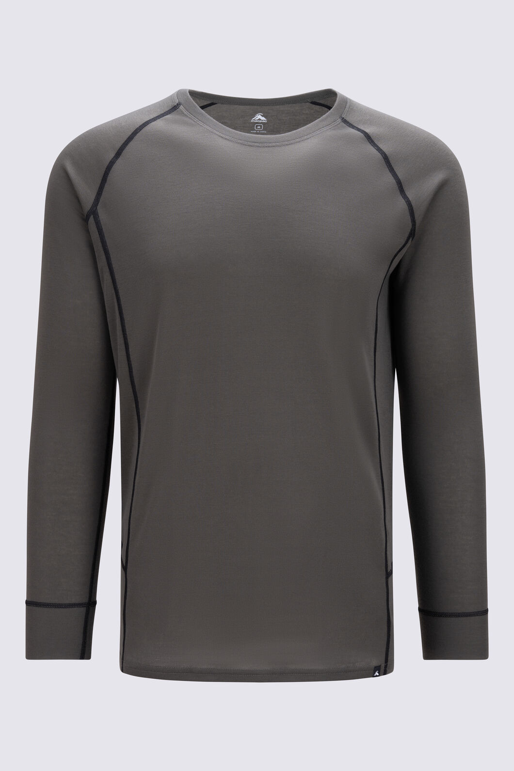 Macpac Men's Geothermal Long Sleeve Top, Beluga, hi-res