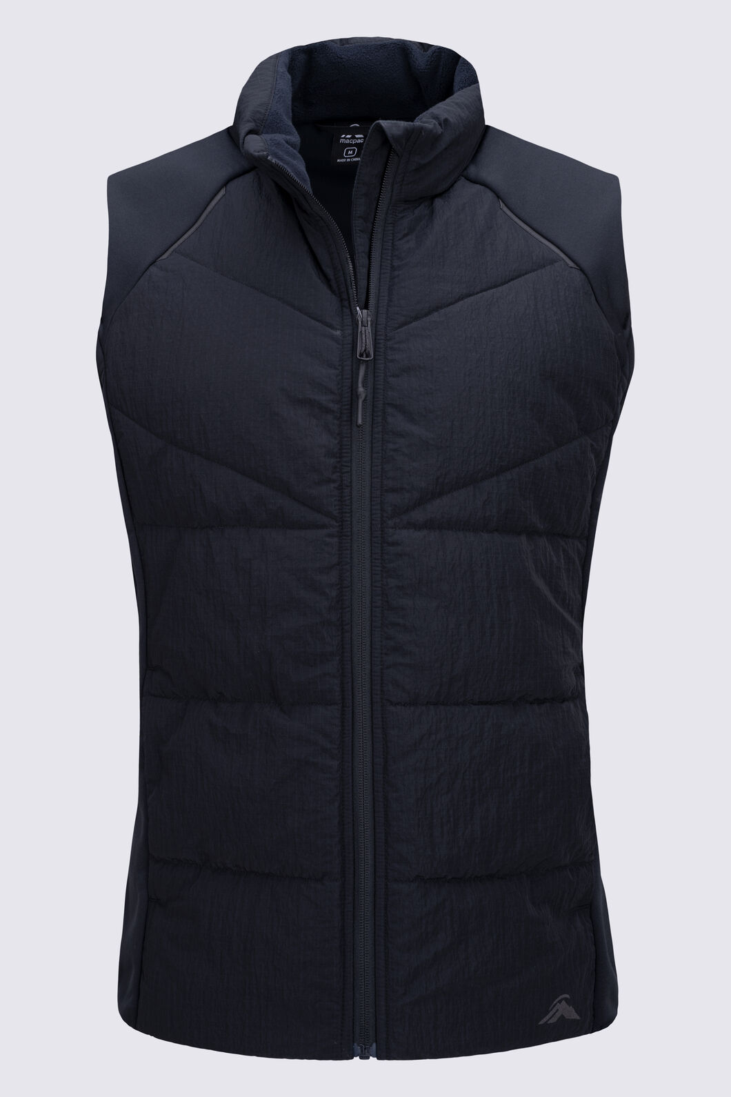 Macpac Men's Boundary Hybrid Vest, Black, hi-res