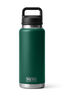 YETI® Rambler® Bottle — 36 oz, Black Forest Green, hi-res