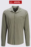 Macpac Men's Eclipse Long Sleeve Shirt, Deep Lichen Green, hi-res