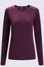 Macpac Women's Limitless Long Sleeve T-Shirt, Plum Perfect, hi-res