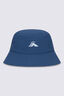 Macpac Kids' Winger Reversible Bucket Hat, Summer Print/Ensign Blue, hi-res