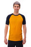Macpac Men's Geothermal Short Sleeve Top, Cadmium Yellow/Total Eclipse, hi-res