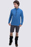 Macpac Men's Tui Fleece Pullover, High Tide/Navy, hi-res