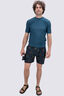 Macpac Men's Brighton 6" Boardshorts, Dark Botanical Print, hi-res