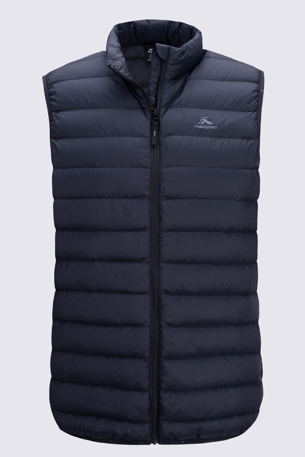 Macpac Men's Uber Light Down Vest ♺, Black, hi-res