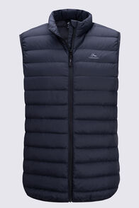 Macpac Men's Uber Light Down Vest ♺, Black, hi-res