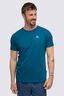 Macpac Men's Abel Tasman Topo Fairtrade Organic Cotton Short Sleeve T-Shirt, Moroccan Blue, hi-res