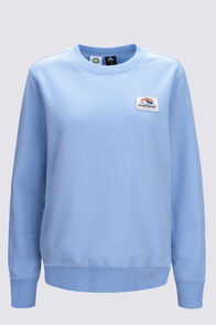 Macpac Women's Foothills Crew, Chambray Blue, hi-res
