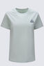 Macpac Women's Vintage Embroidered Fairtrade Organic Cotton T-Shirt, Surf Spray, hi-res