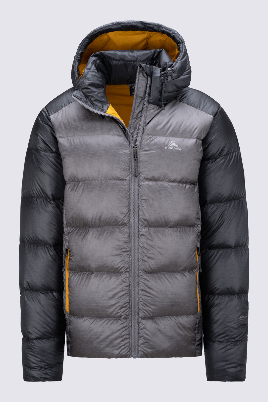 Macpac Men&rsquo;s Sundowner Down Jacket, Smoked Pearl/Asphalt, hi-res