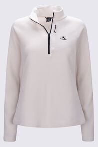 Macpac Women's Tui Fleece Pullover, Almond Milk, hi-res