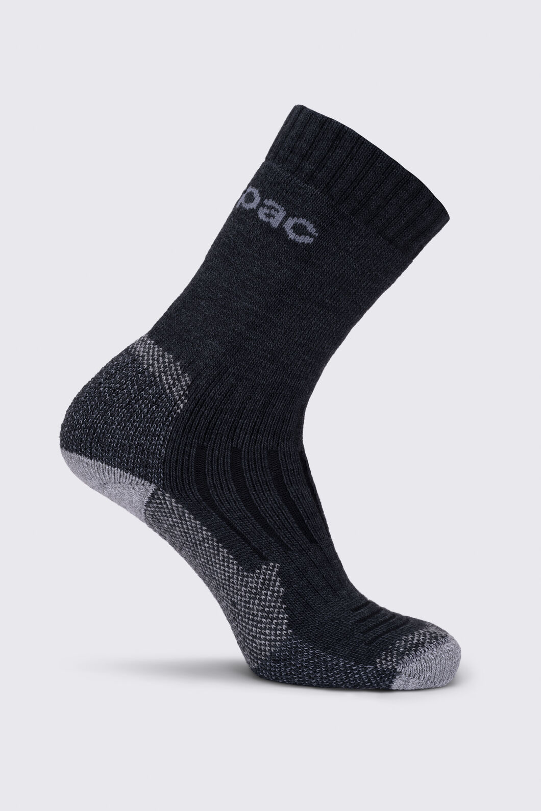 Macpac Expedition Alpine Sock, Charcoal, hi-res