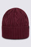 Macpac Cable Knit Merino Blend Beanie, Truffle, hi-res