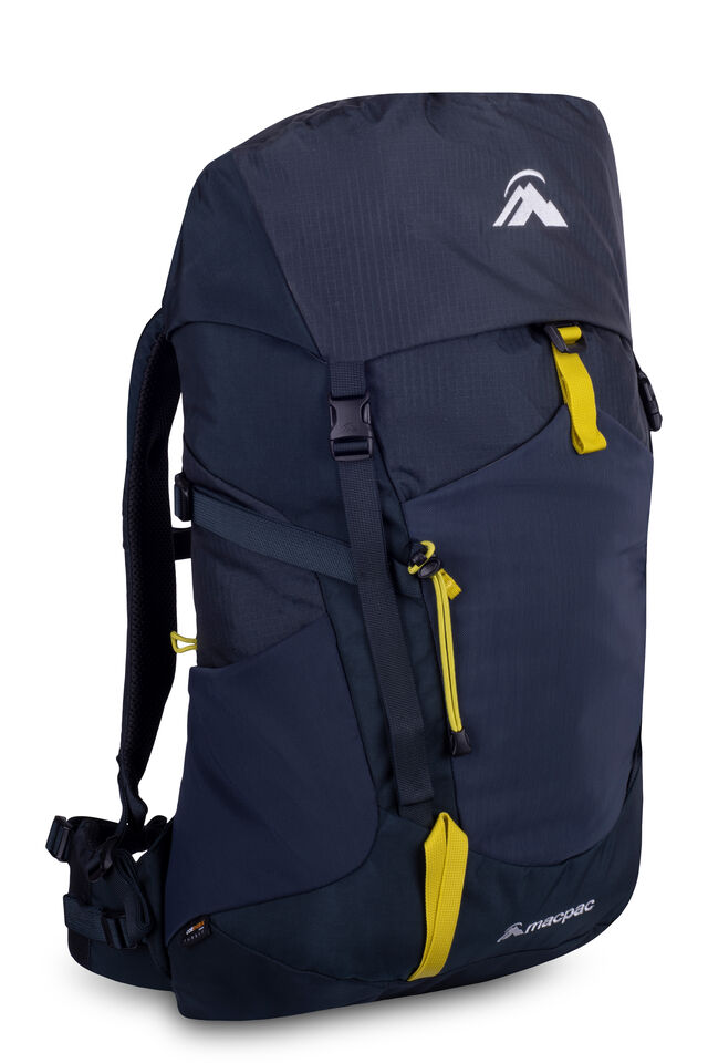 Macpac Torlesse 30L Junior Hiking Backpack, Carbon/Citronelle