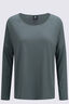 Macpac Women's Eva Long Sleeve T-Shirt, DUCK GREEN, hi-res