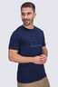 Macpac Men's Adventure Beyond 180 Merino T-Shirt, Baritone Blue, hi-res