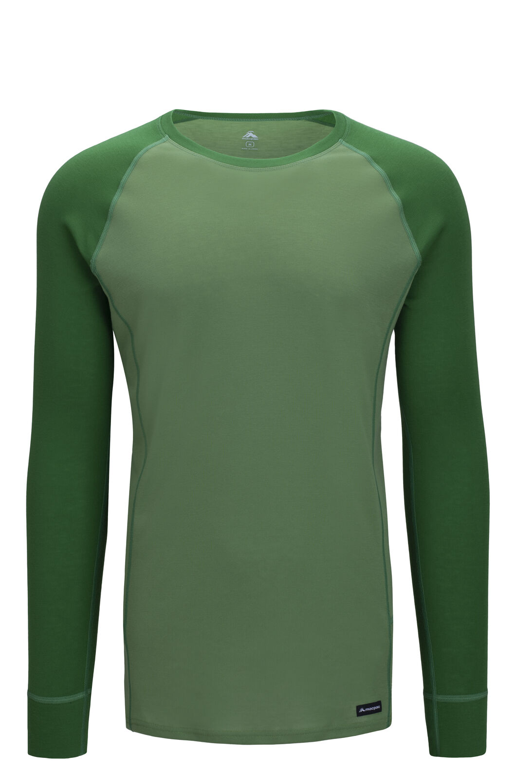 Macpac Men's Geothermal Long Sleeve Top, Juniper/Jade Green, hi-res