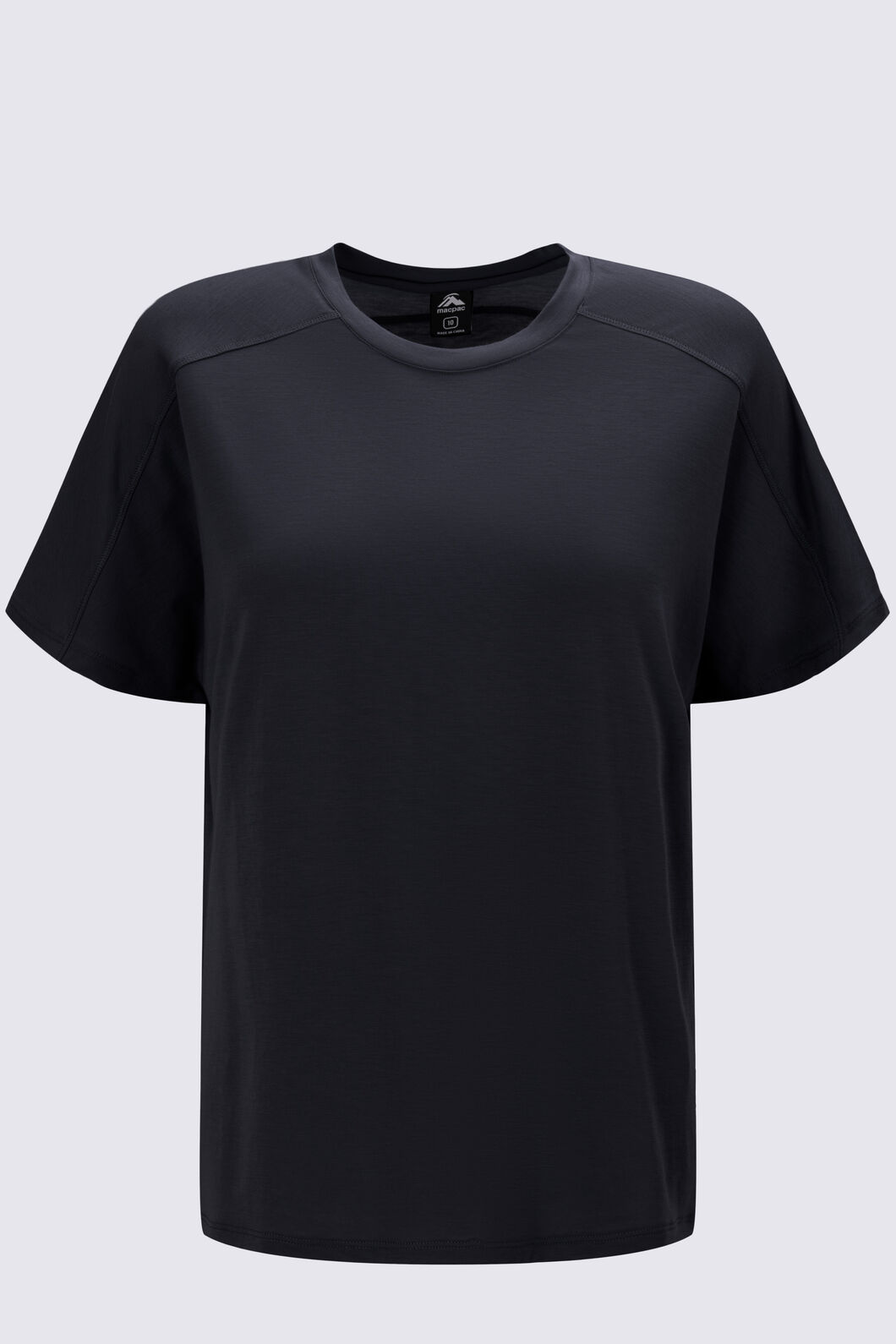 Macpac Women's Eva Short Sleeve T-Shirt, Black, hi-res