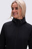 Macpac Women's Sabre Hooded Softshell Jacket, Black, hi-res