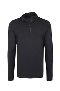 Macpac Men's 180 Merino Pullover, Black, hi-res