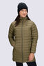 Macpac Women's Uber Light Hooded Down Coat, Winter Moss, hi-res