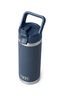 YETI&reg; Rambler&reg; Bottle with Straw Cap &mdash; 18 oz, Navy, hi-res
