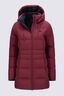 Macpac Women's Aurora Hooded Down Coat, Truffle, hi-res