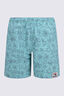 Macpac Kids' Winger Shorts, Pool Blue Print, hi-res
