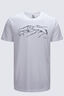 Macpac Men's Taylor Range Fairtrade Organic Short Sleeve T-Shirt, Bright White, hi-res