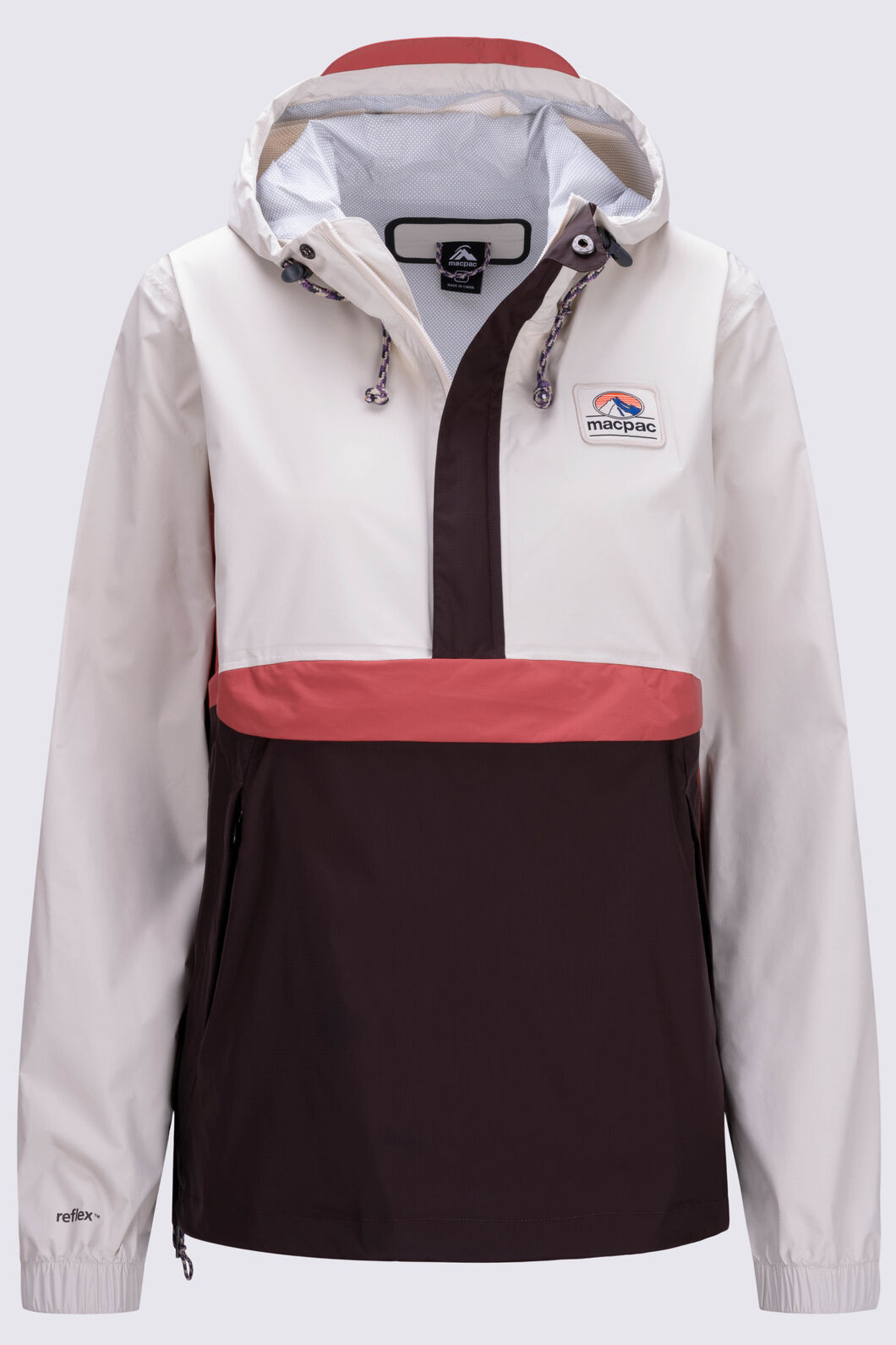 Macpac Women's Heritage Waterproof Anorak, Moonbeam, hi-res