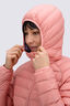 Macpac Women's Uber Light Hooded Down Jacket, Terracotta, hi-res