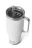 YETI® Rambler Straw Mug 42oz, White, hi-res