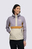 Macpac Women's Heritage Waterproof Anorak, Lavender/Pelican/Bone, hi-res