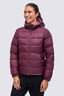 Macpac Women's Halo Hooded Down Jacket ♺, Wine Tasting, hi-res
